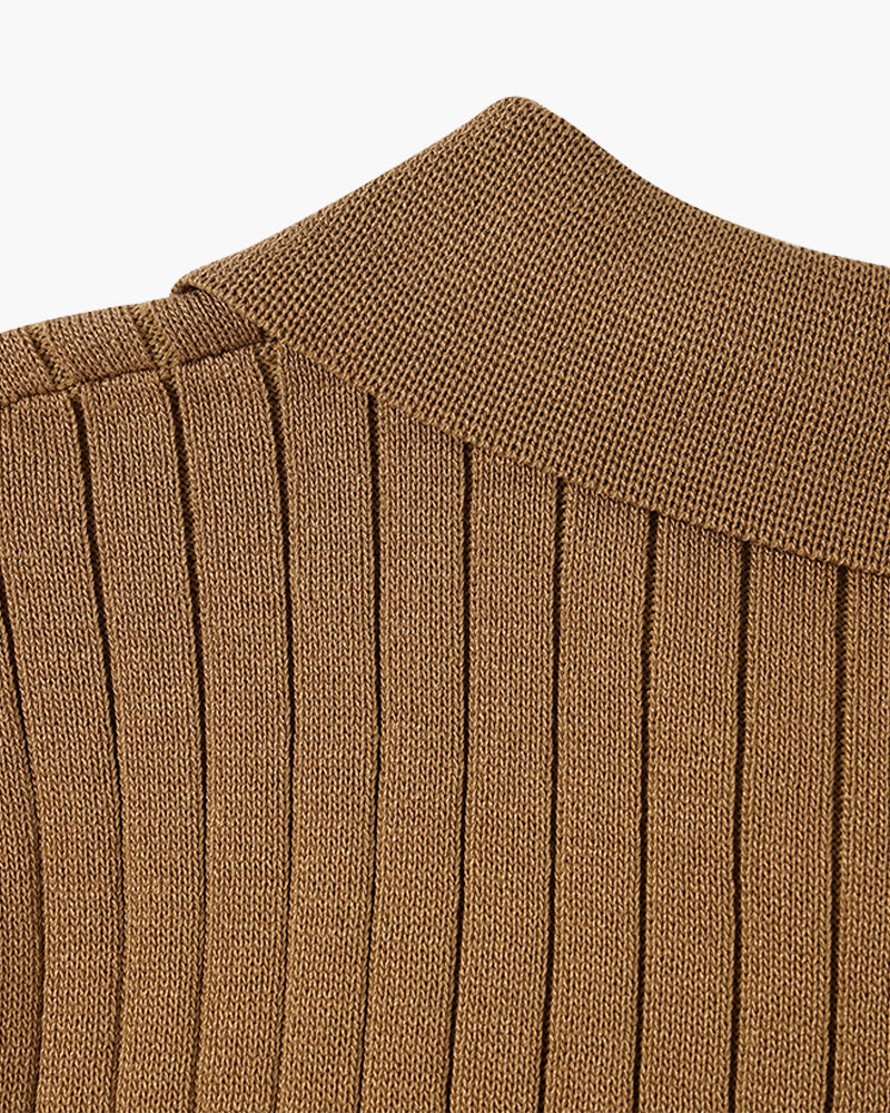 GIMCHEON Knitted Polo Shirt