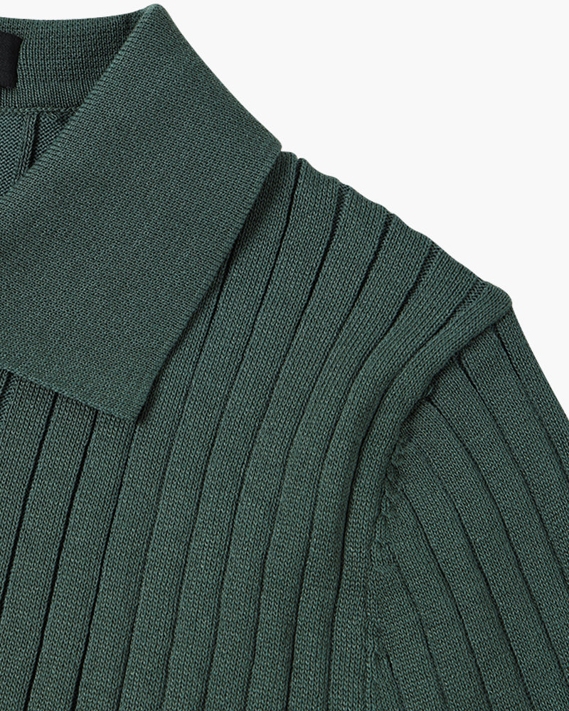 GIMCHEON Knitted Polo Shirt