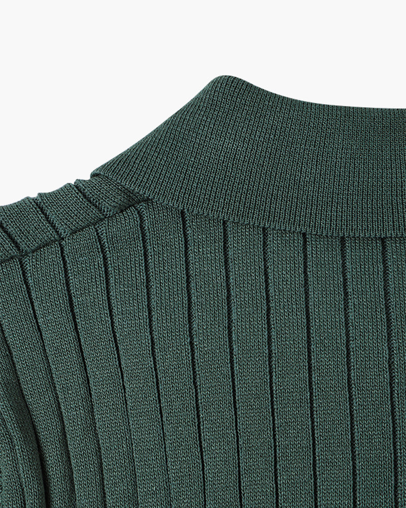 GIMCHEON Knitted Polo Shirt